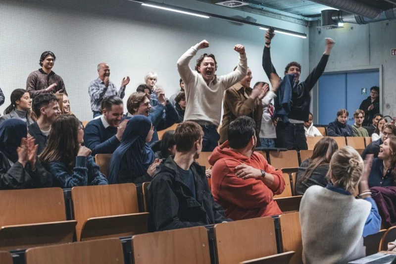Candid sfeermoment op evenement