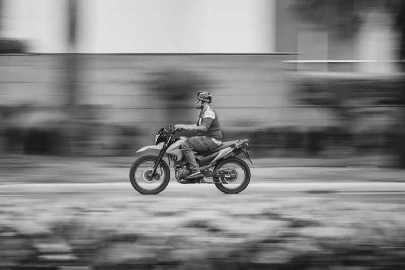 Motor actie fotografie